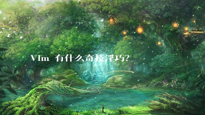 Vim 有什么奇技淫巧？